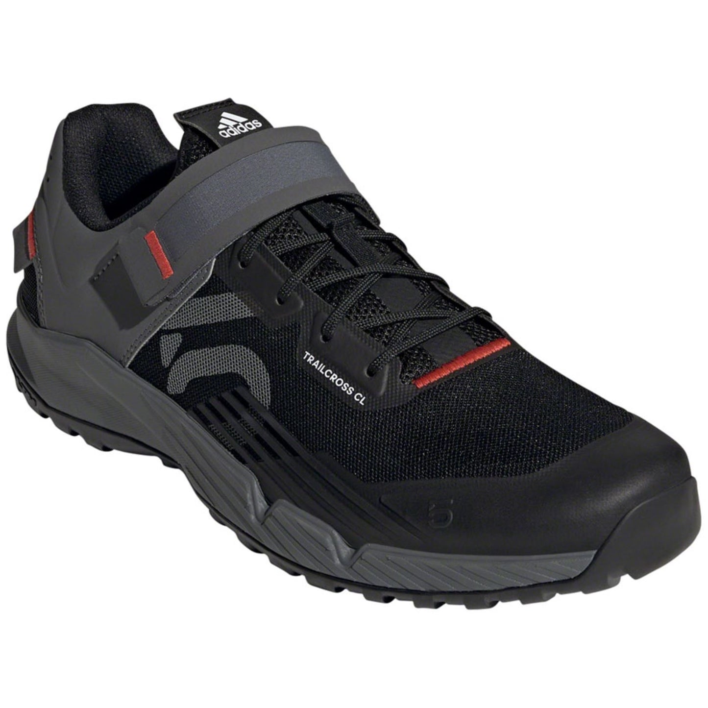 Five Ten Men's Trailcross Mountain Clipless Shoes - Black/Gray Three/Red_1343656