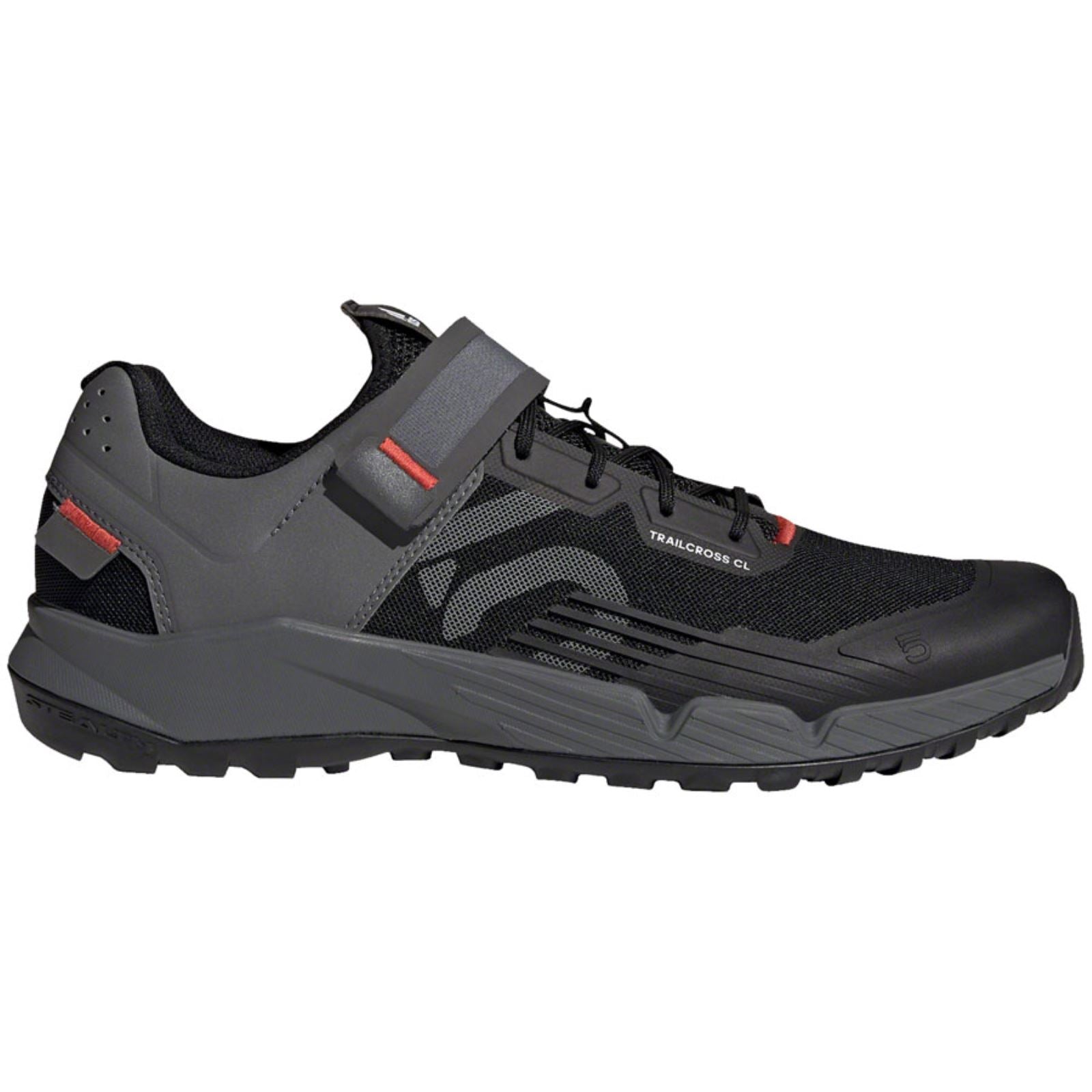 Five Ten Men's Trailcross Mountain Clipless Shoes - Black/Gray Three/Red_1343657