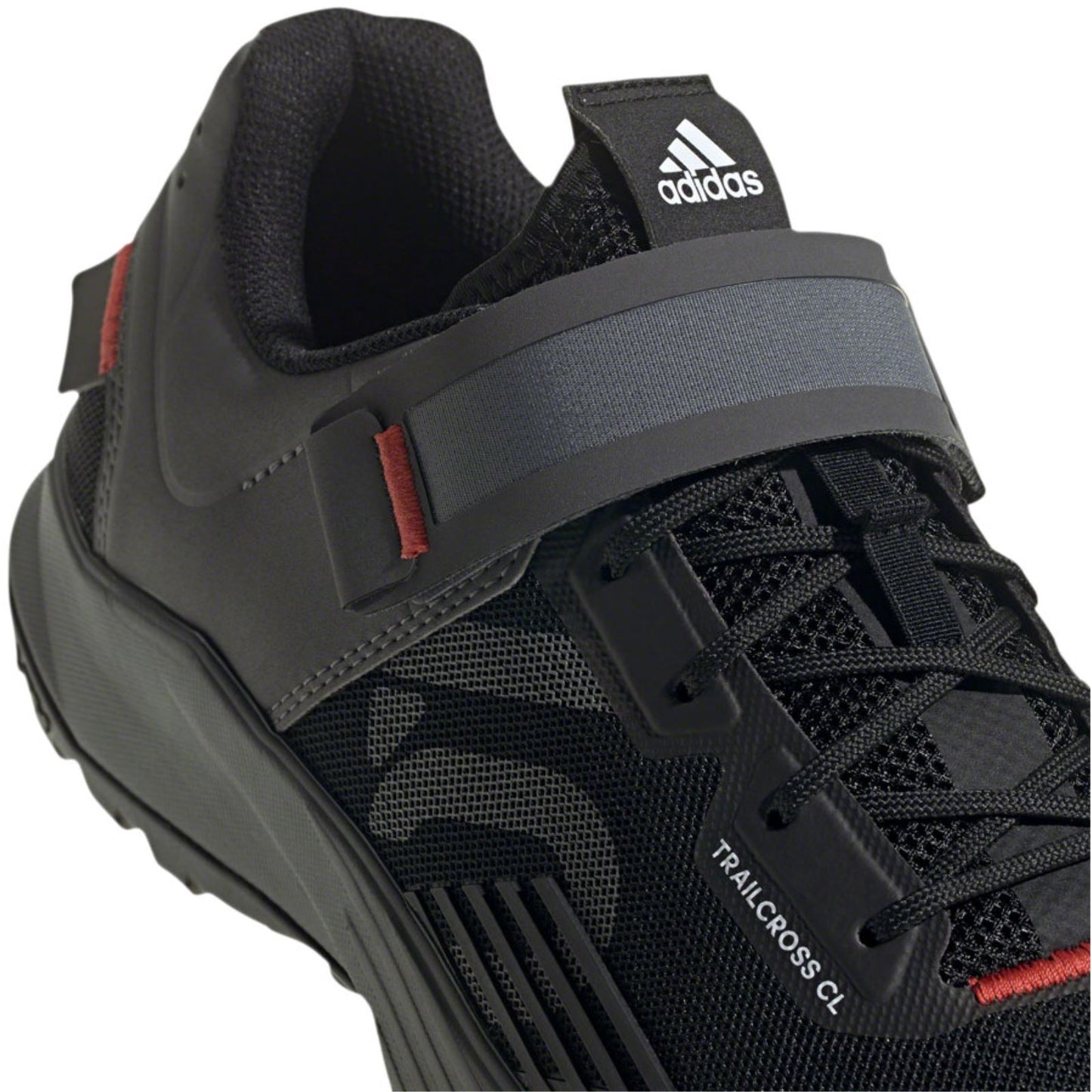 Five Ten Men's Trailcross Mountain Clipless Shoes - Black/Gray Three/Red_1343659