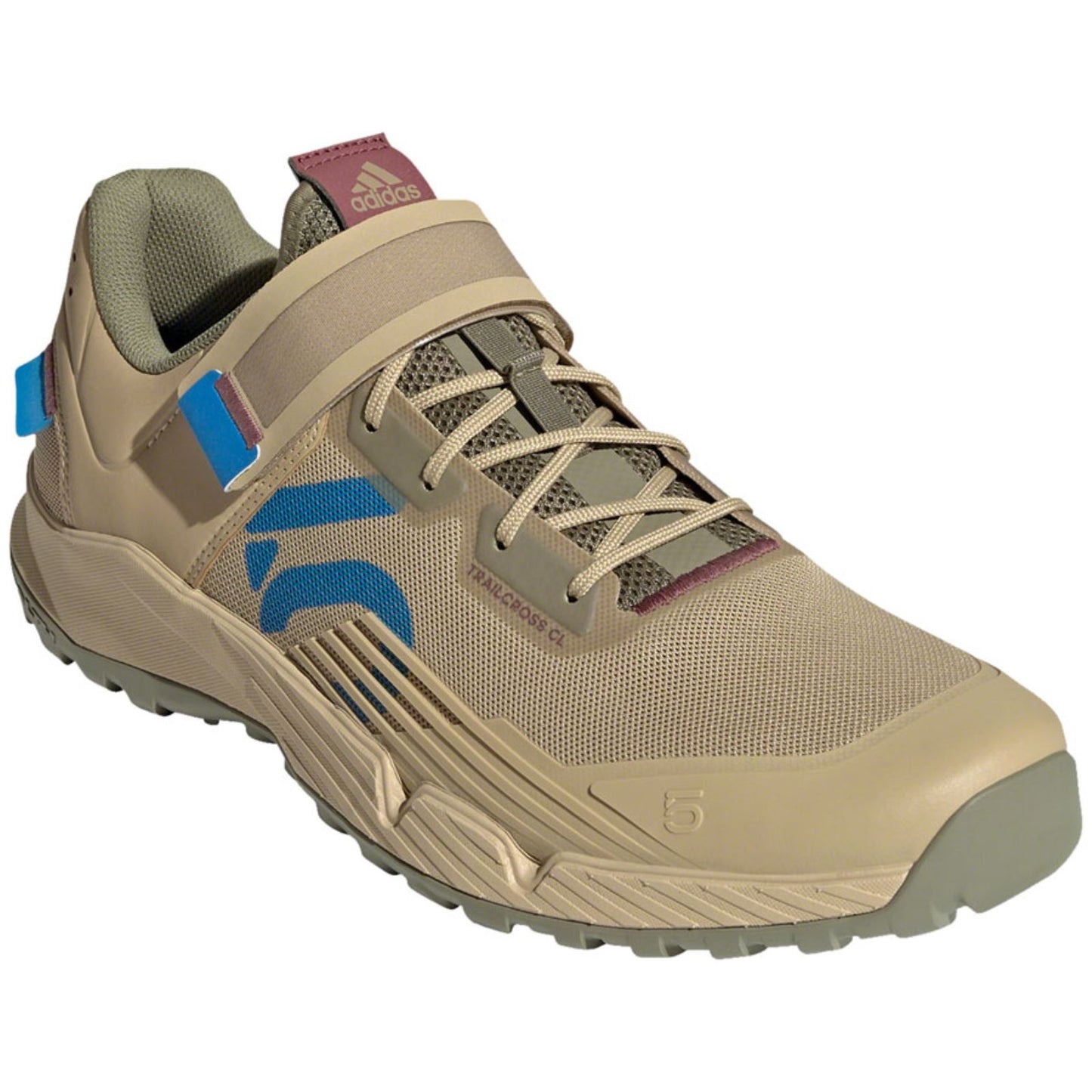 Five Ten Men's Trailcross Mountain Clipless Shoes - Beige/Blue/Green_1343765