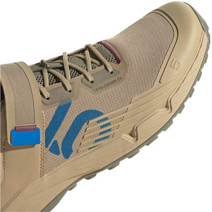 Five Ten Men's Trailcross Mountain Clipless Shoes - Beige/Blue/Green_1343893