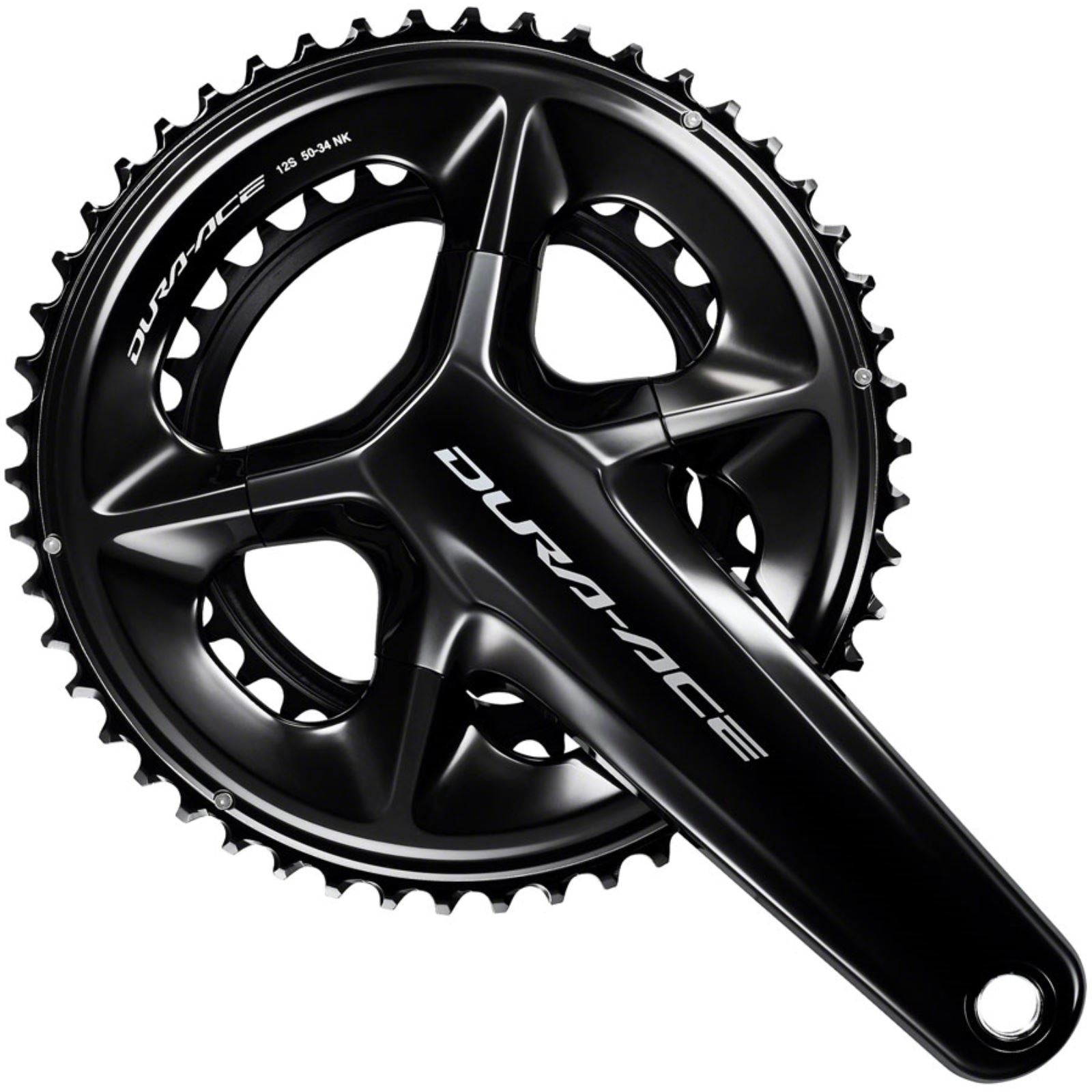 Shimano Dura-Ace FC-R9200 Crankset - 167.5mm, 12-Speed, 50/34t, Black [MPN: IFCR9200BX04]_1344733