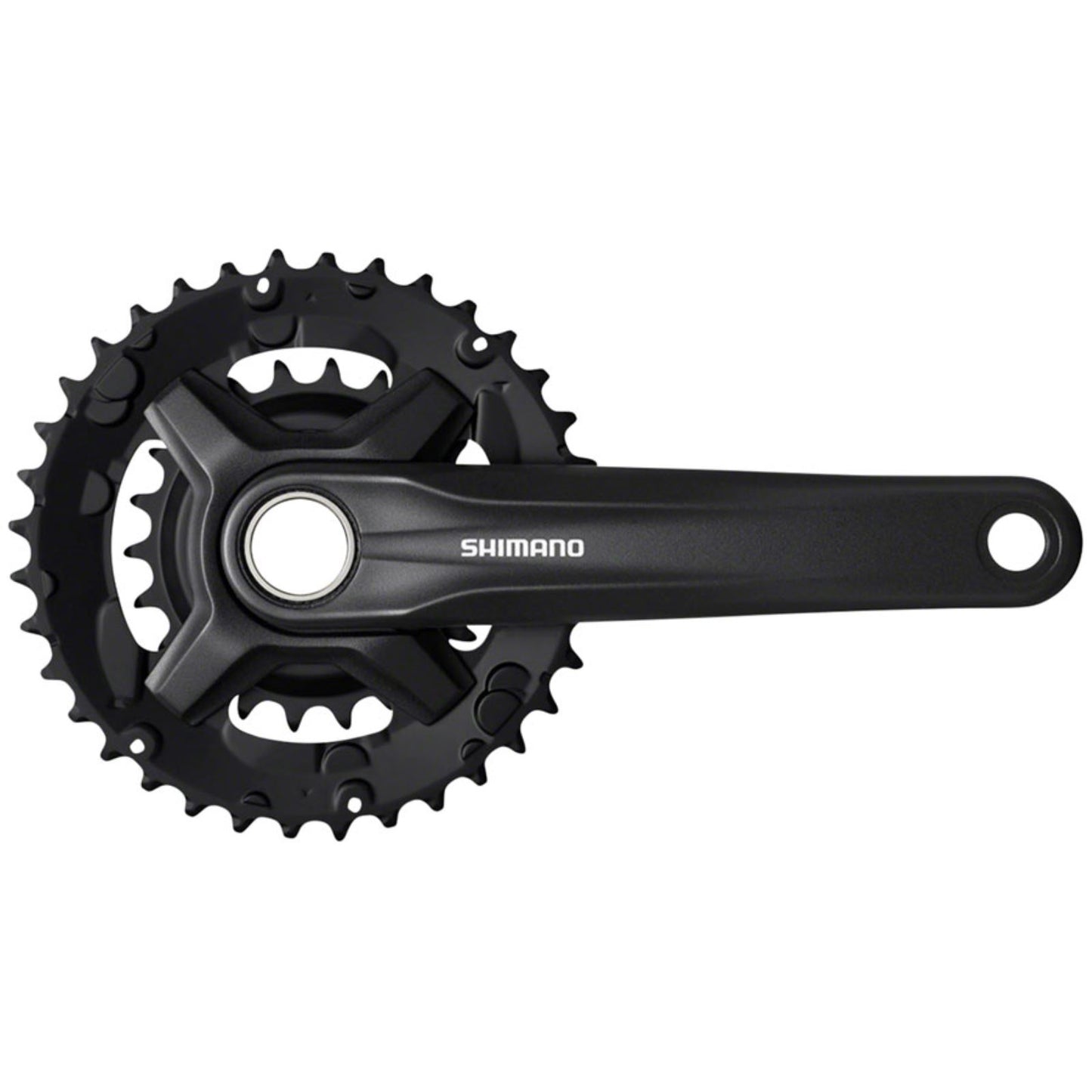 Shimano FC-MT210-2 Crankset - 175mm, 9-Speed, 36/22t, Riveted, Black [MPN: EFCMT210EX62L]_1344779