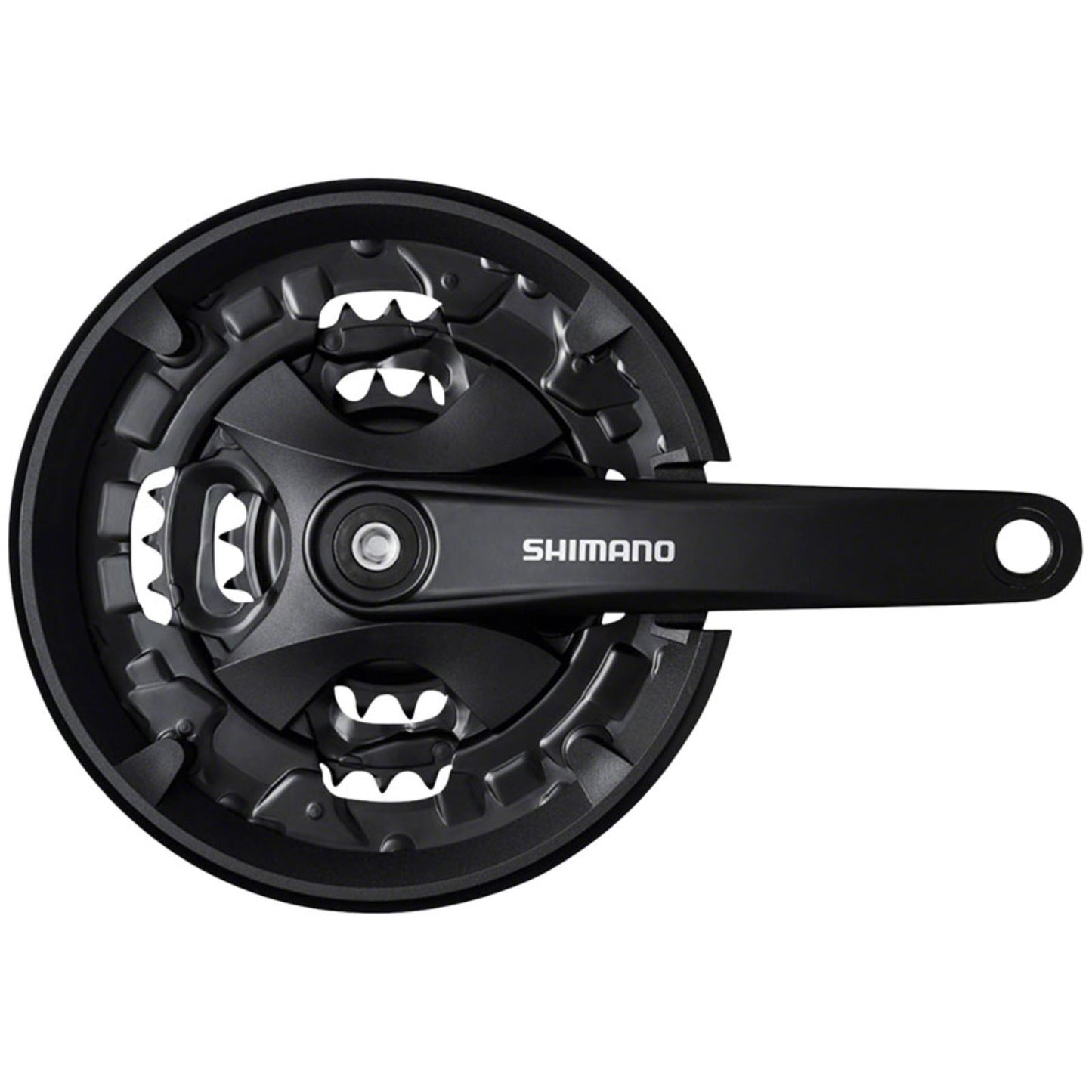 Shimano FC-MT101 Crankset - 175mm, 9-Speed, 40/30/22t, Black [MPN: EFCMT101E002CLB]_1344856