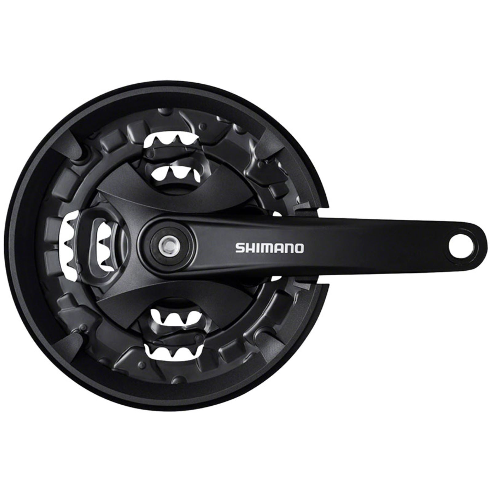 Shimano FC-MT101 Crankset - 175mm, 9-Speed, 40/30/22t, Black [MPN: EFCMT101E002CLB]_1344856