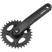 Samox AM38J Crankset - 135mm, Spindle Bolts Sold Separate, Black [MPN: AM38J-D30NS-01-135]_1344817