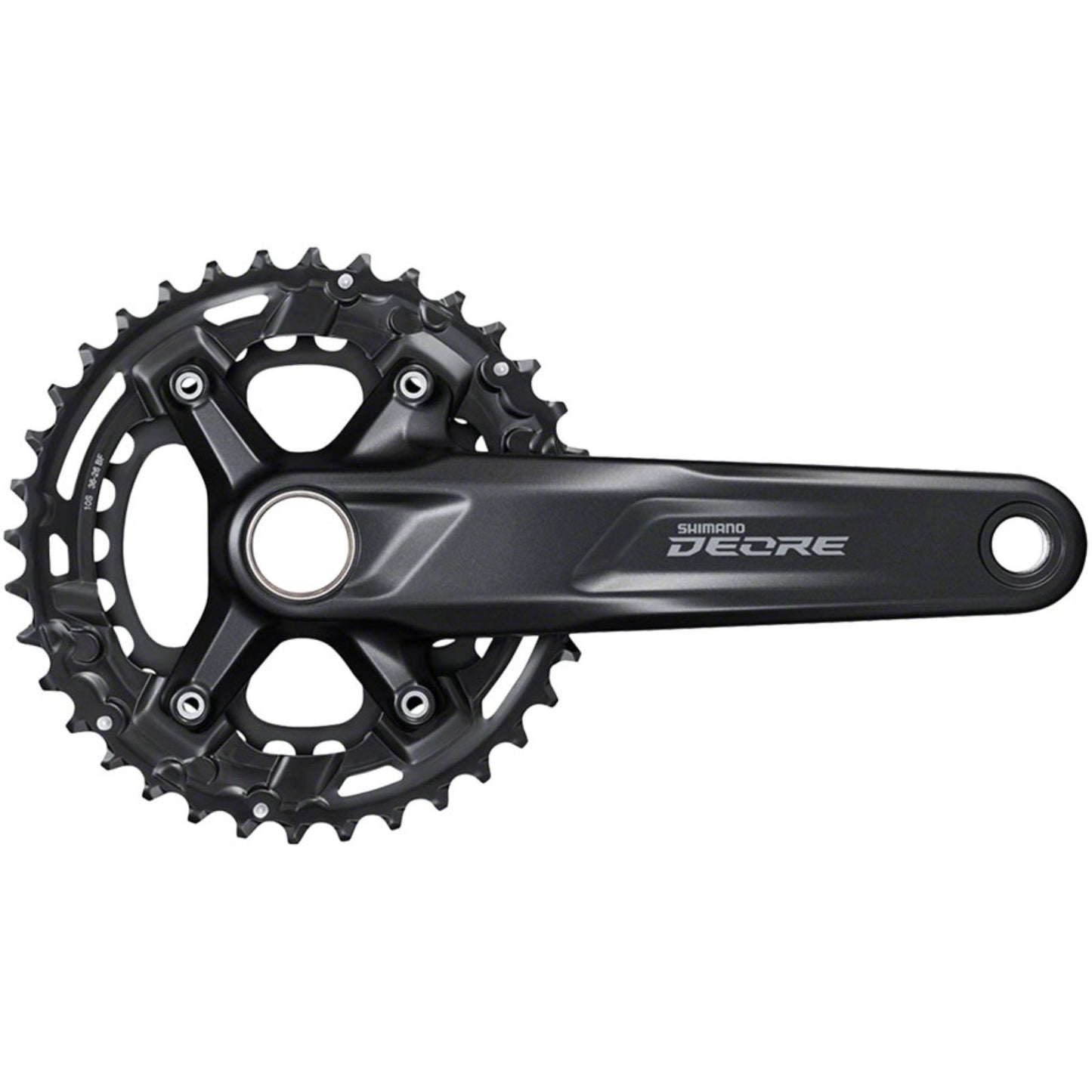 Shimano Deore FC-M4100-B2 Crankset - 170mm, 10-Speed, Black [MPN: EFCM41002BCX66]_1344824
