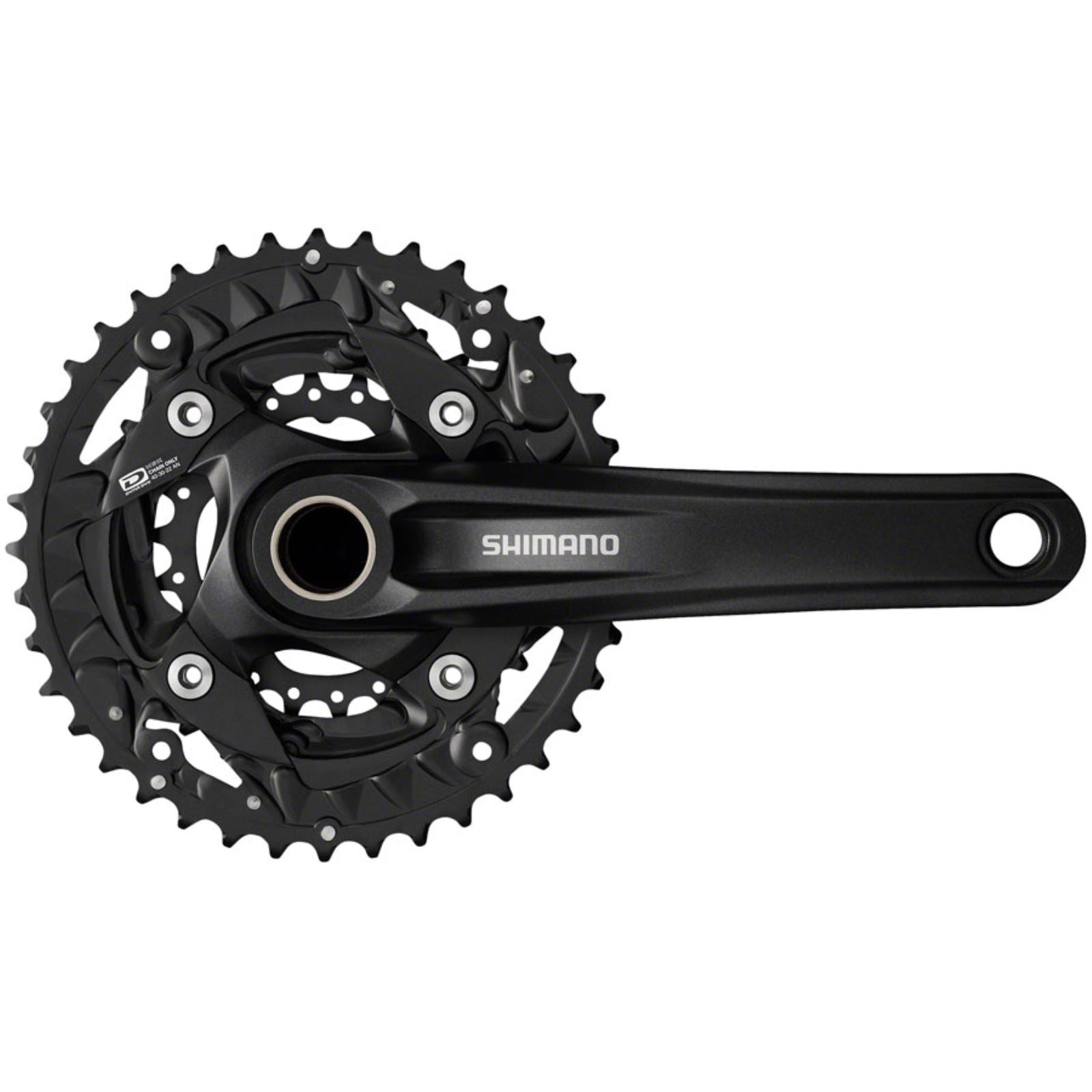 Shimano FC-MT500-3 Crankset - 170mm, 10-Speed, Black [MPN: EFCMT500CX002X]_1344837