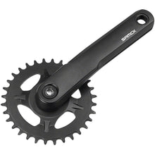 Samox AM38J Crankset - 160mm, Spindle Bolts Sold Separate, Black [MPN: AM38J-D30NS-01-160]_1344893