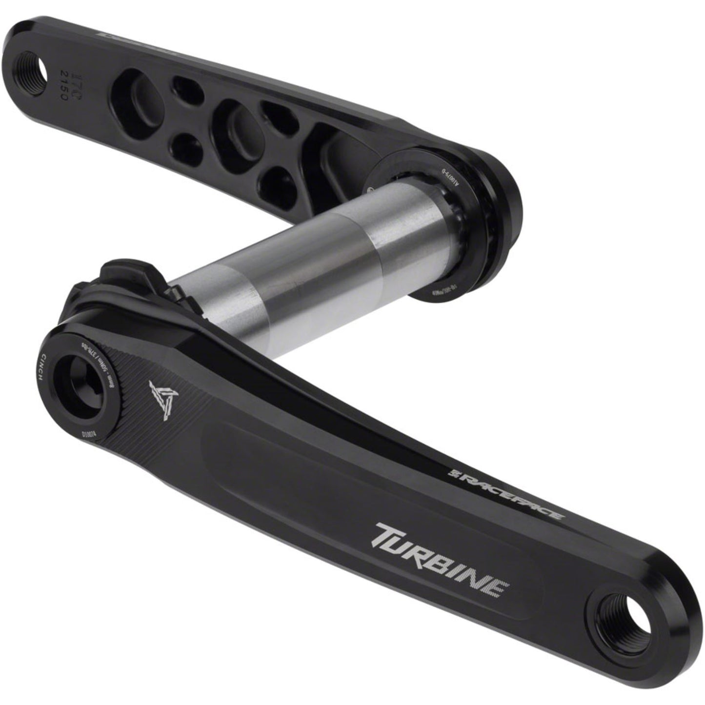 Race Face Turbine Crankset - 165mm - Direct Mount - Black [MPN: CK22TUR136ARM165BLK]_1344910