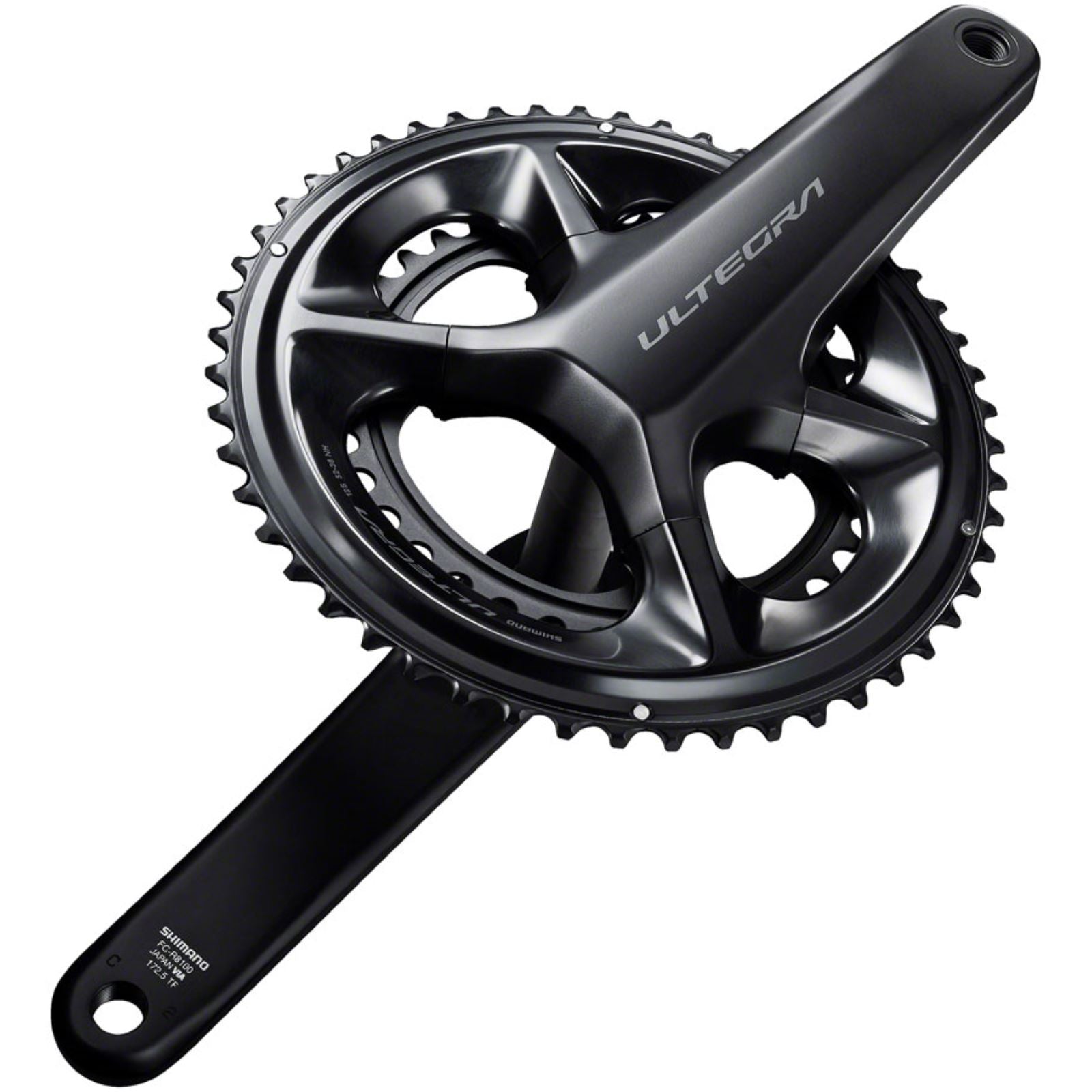 Shimano Ultegra FC-R8100 Crankset - 165mm, 12-Speed, 50/34t, Black [MPN: IFCR8100AX04]_1344876