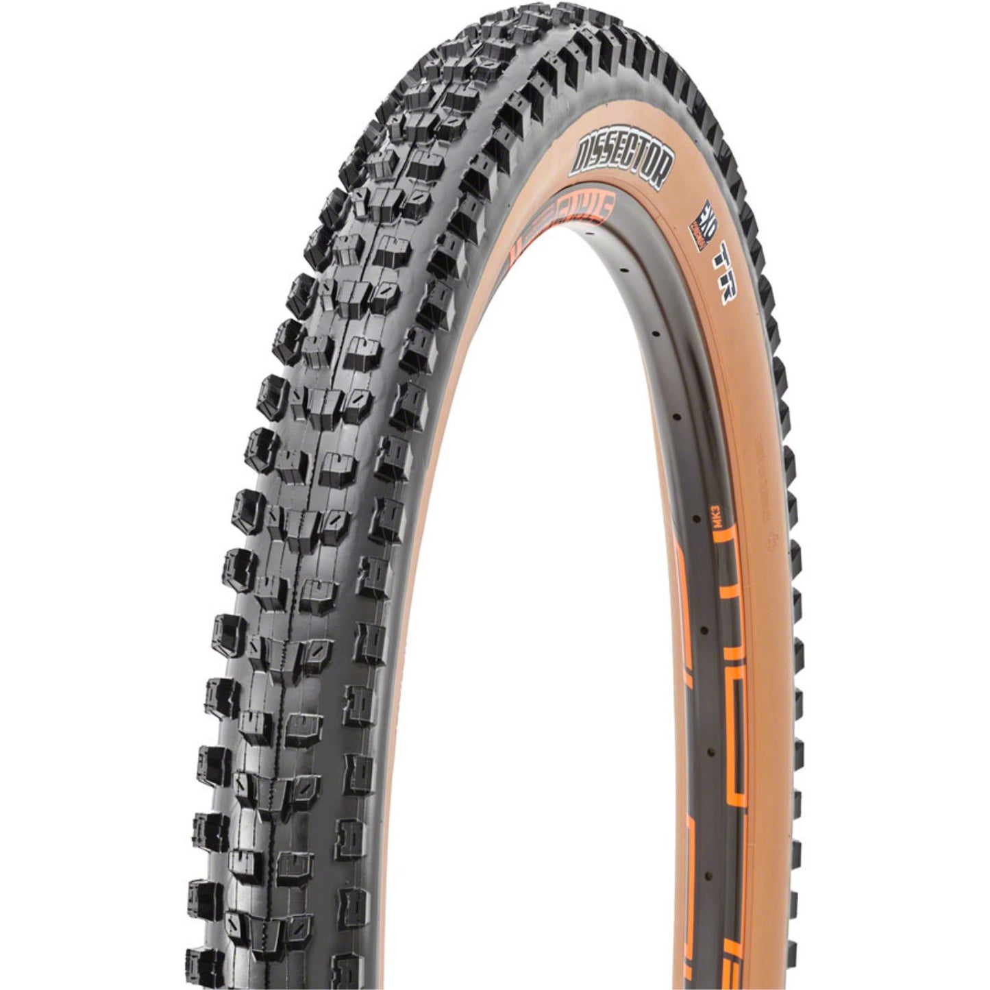 Maxxis - Bicycle Dissector Tire - 29 x 2.6, Tubeless, Folding, Black/Tan, Dual, EXO TB00417400_1345262