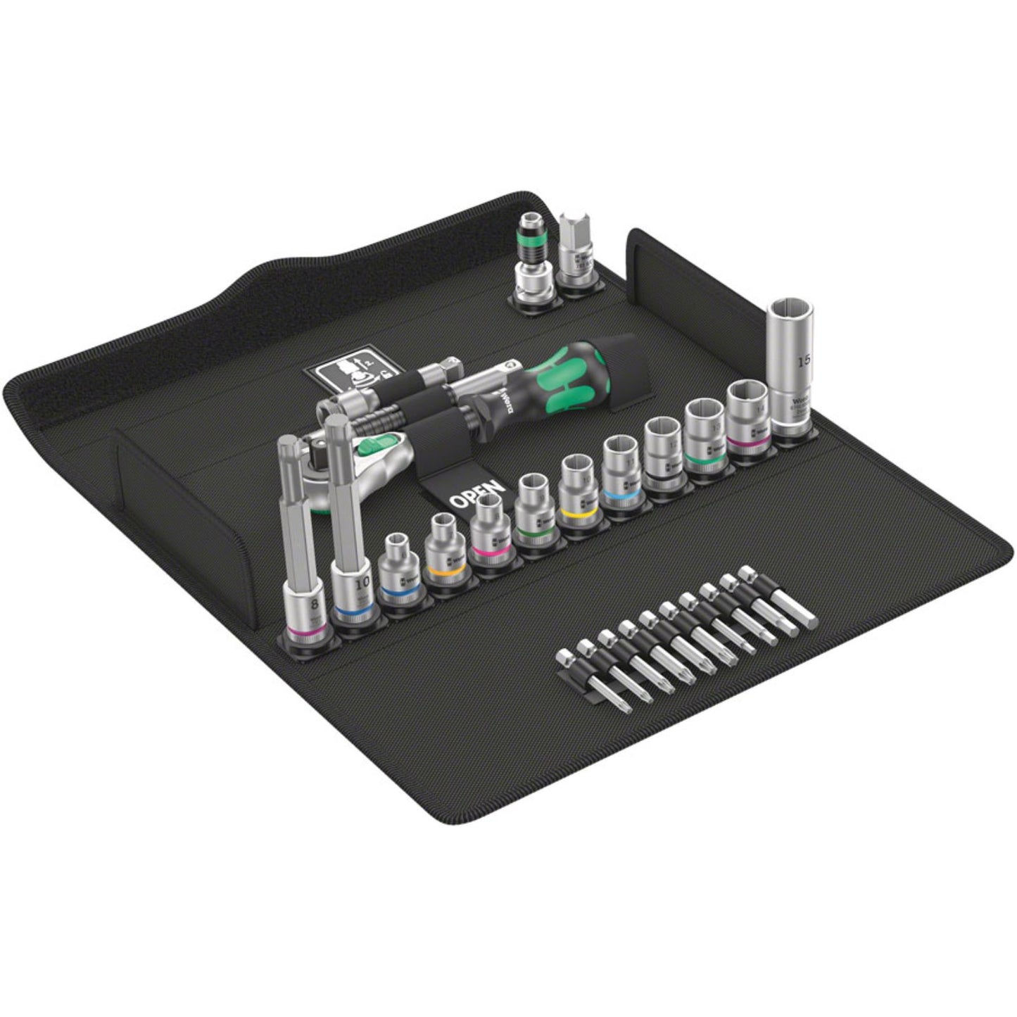 Wera Bicycle Set 7 - Zyklop Speed Ratchet, Bits, and Socket Set [MPN: 5004175001]_1345387