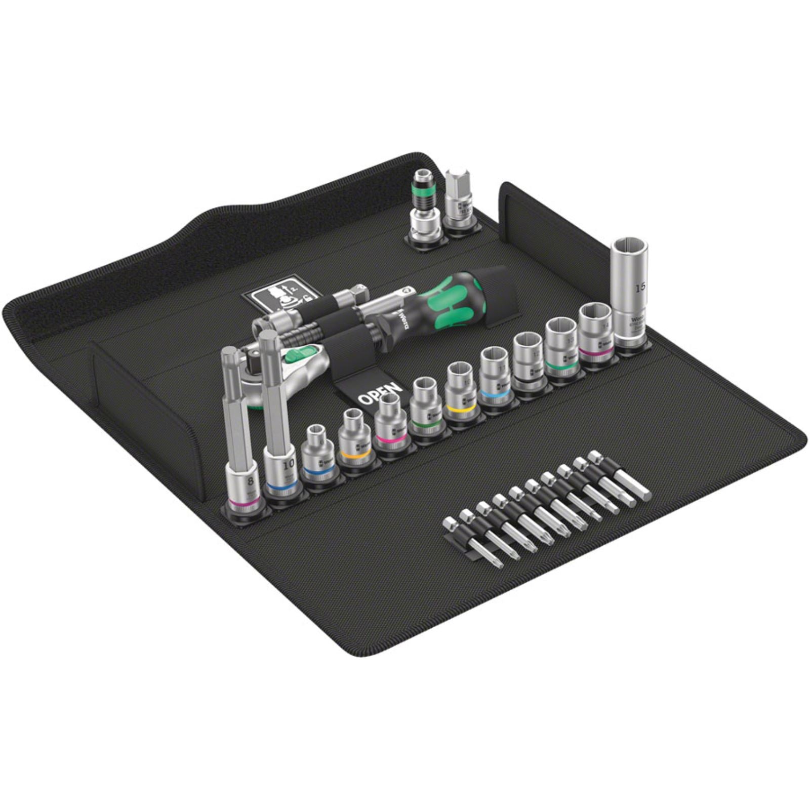 Wera Bicycle Set 7 - Zyklop Speed Ratchet, Bits, and Socket Set [MPN: 5004175001]_1345387