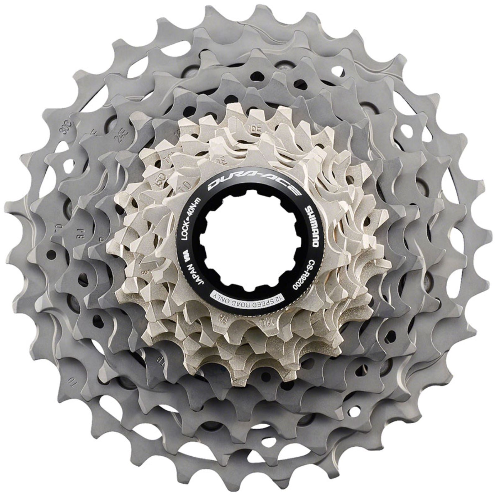 Shimano Cassette - 12-Speed - 11-30t - Gray - Dura-Ace CS-R9200  [MPN: ICSR920012130]_1346439