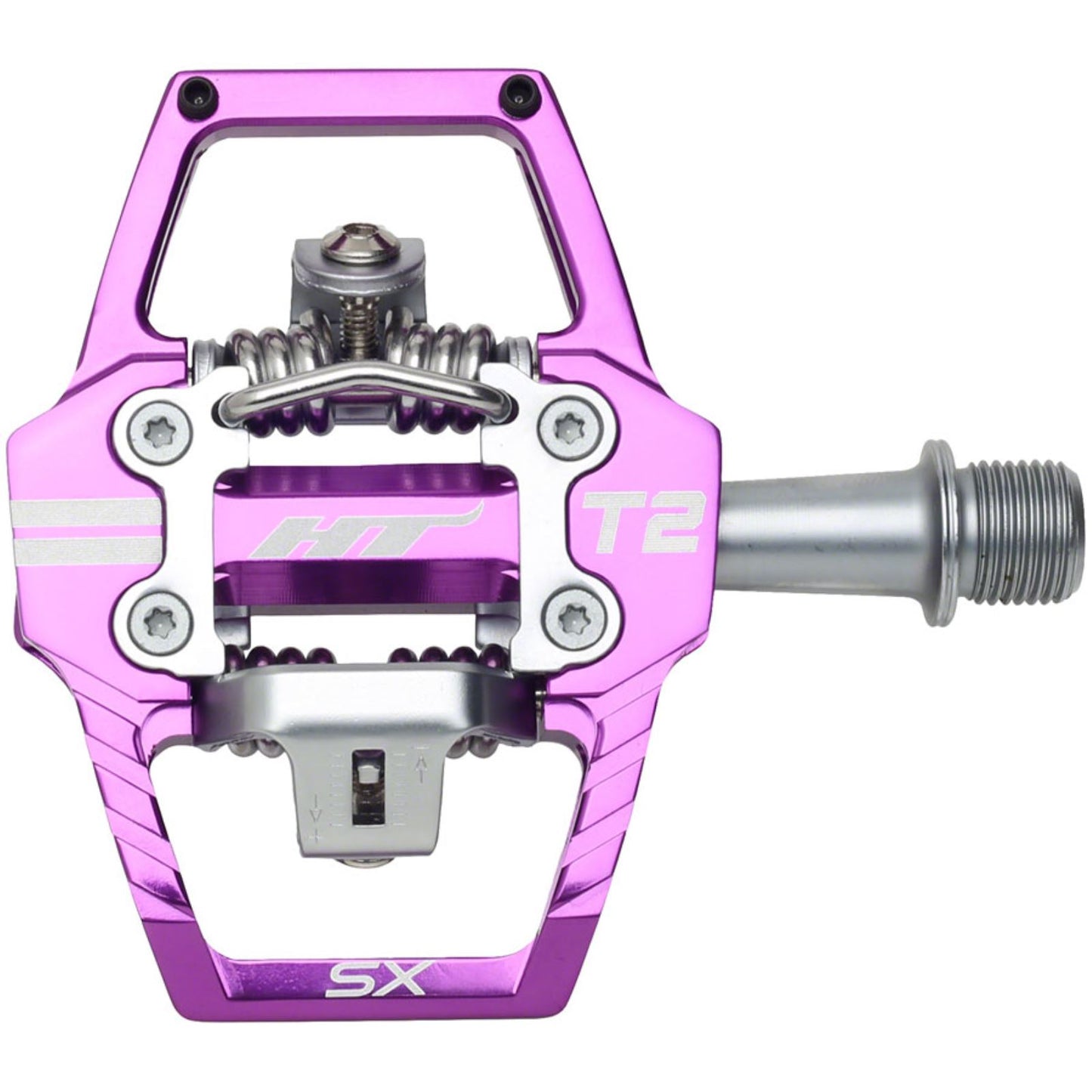 HT Components T2-SX Pedals - 9/16" - Purple [MPN: 102001T2SXXX2Y41G1X1]_1348002