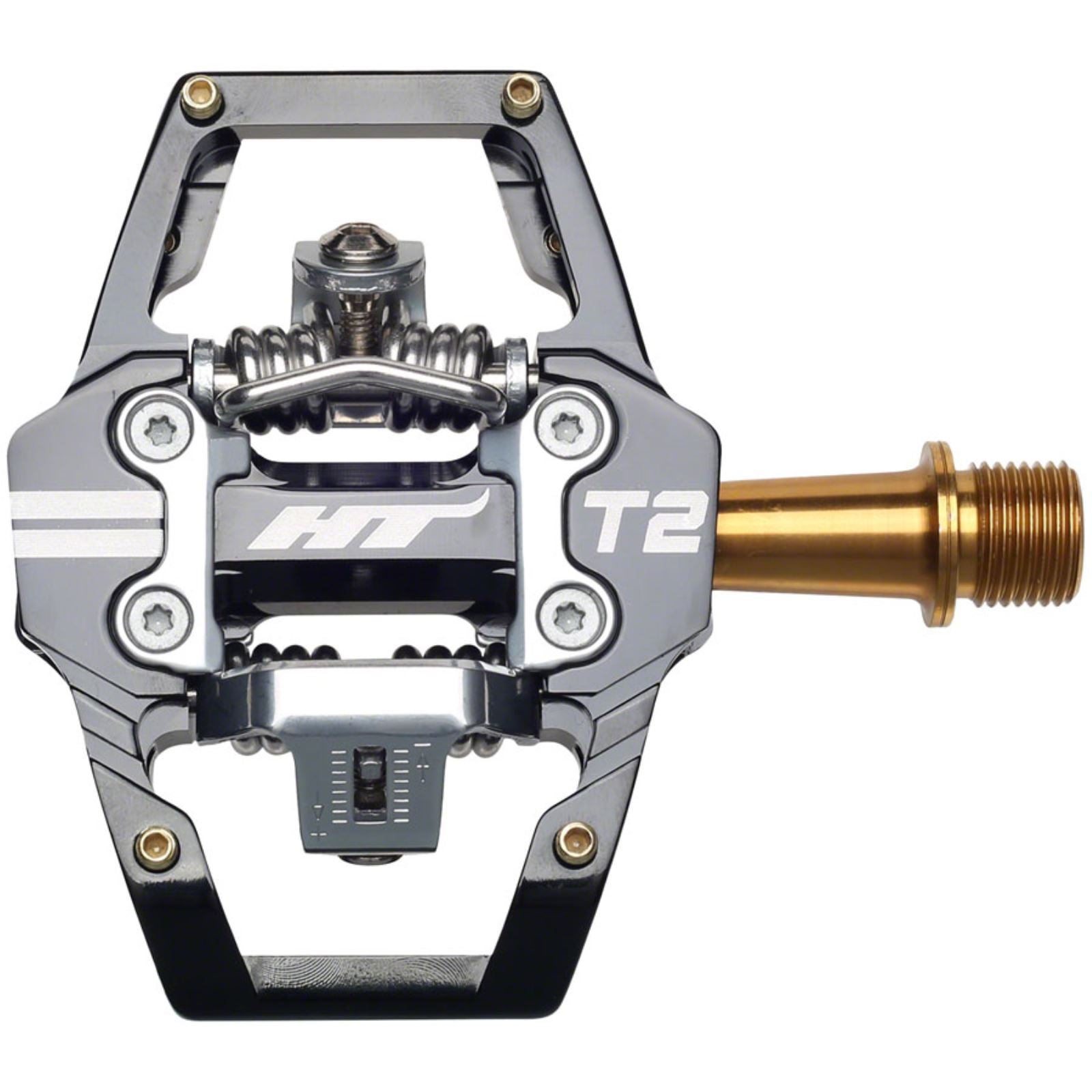 HT Components T2T Pedals - 9/16" - Black [MPN: 102001T2TXXX2Y02G1X1]_1347931