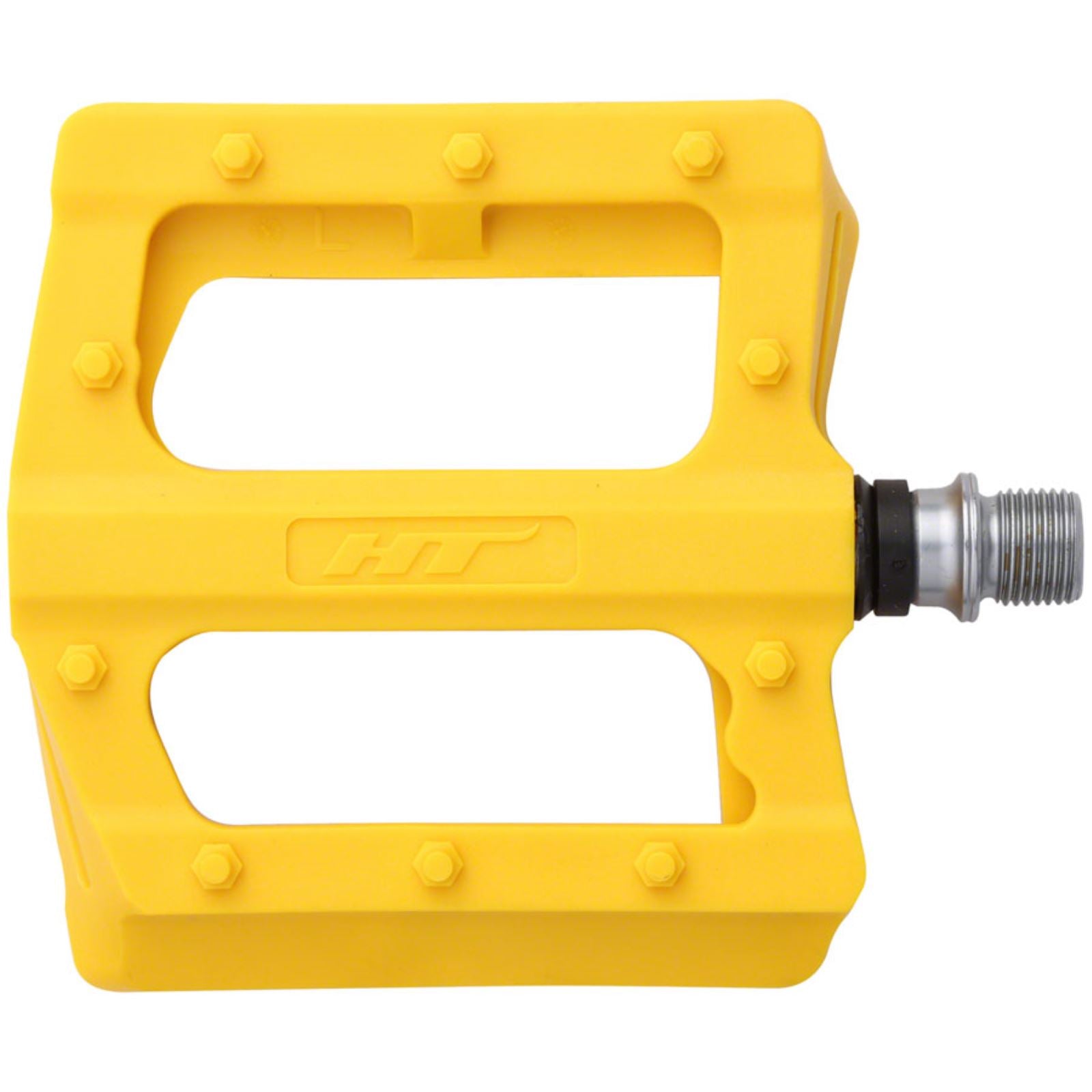 HT Components PA12 Pedals - 9/16" - Yellow [MPN: 102001PA12XX0916H1X0]_1348036
