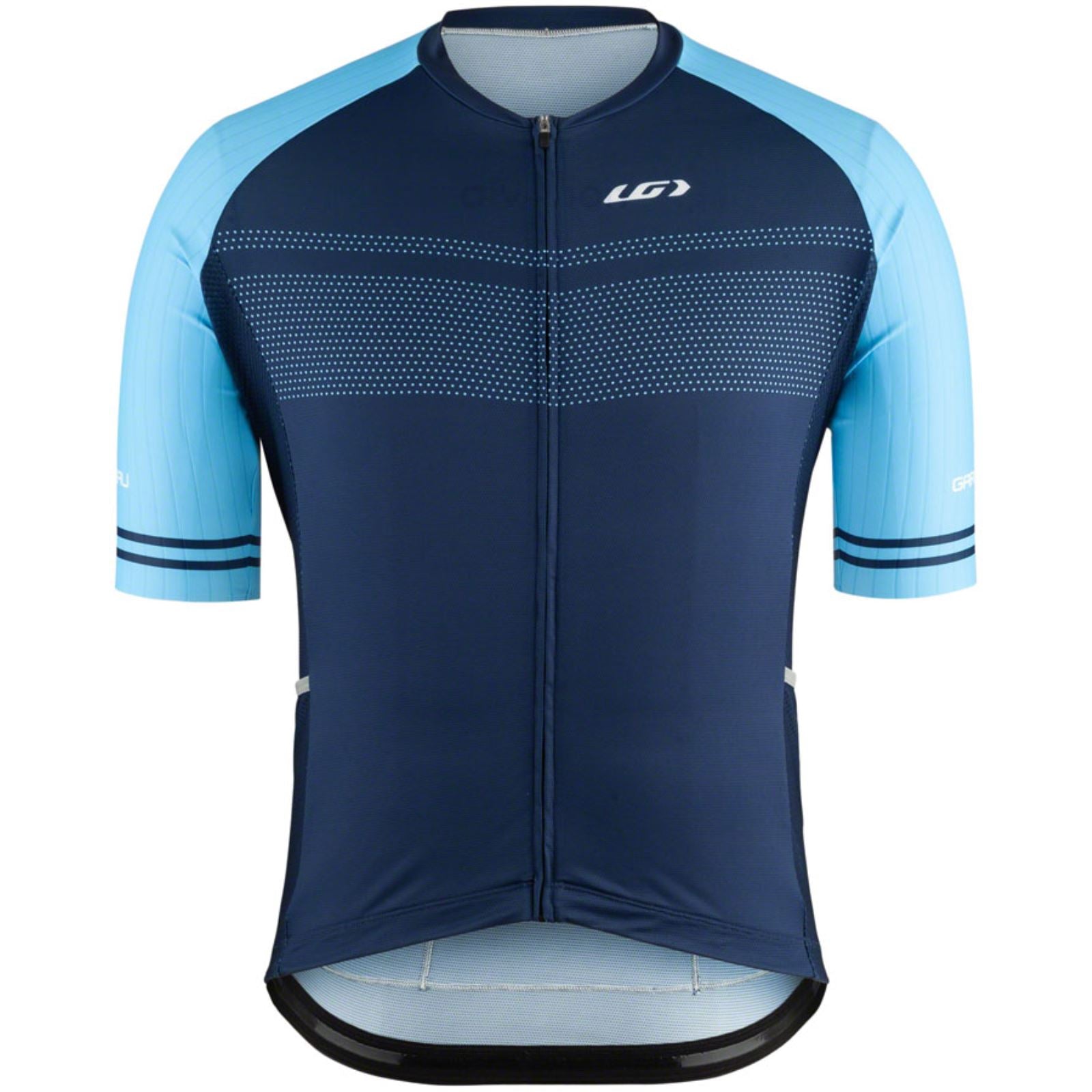 Louis Garneau District 2 Men's Jersey - Blue - Small CLOSEOUT [MPN: 10421758IAS]_1501486