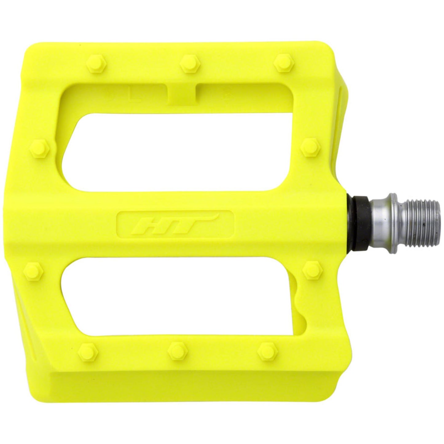 HT Components PA12 Pedals - 9/16" - Neon Yellow [MPN: 102001PA12XX0902H1X0]_1348159