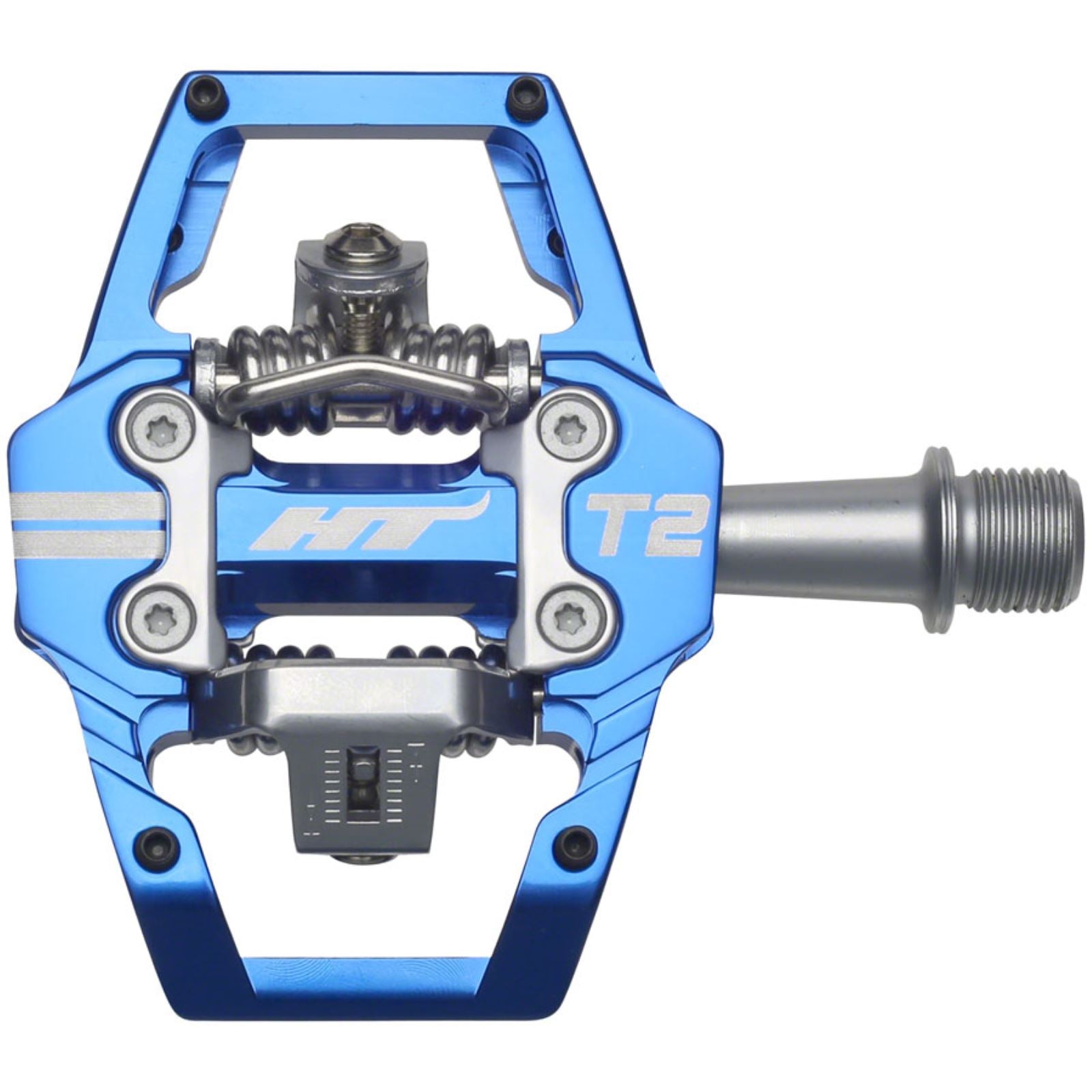 HT Components T2 Pedals - 9/16" - Royal Blue [MPN: 102001T2XXXX2Y25G1X1]_1348151