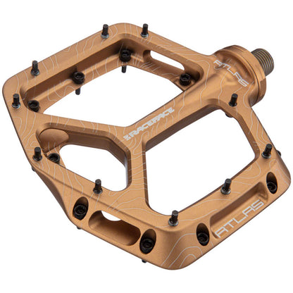 Race Face Atlas Pedals - Platform - Aluminum - 9/16" - Kashmoney [MPN: PD22ATLASKGLD]_1348287