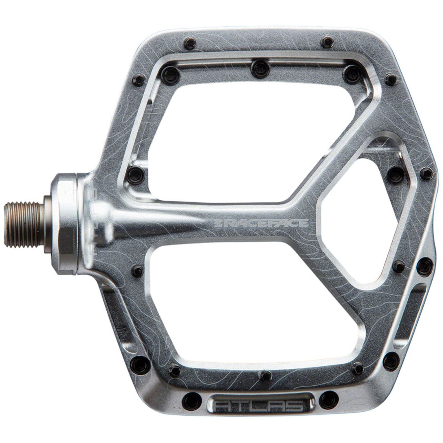 Race Face Atlas Pedals - Platform, Aluminum, 9/16", Silver [MPN: PD22ATLASSLVR]_1348295