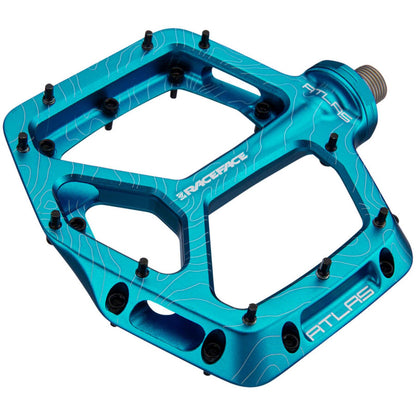 Race Face Atlas Pedals - Platform - Aluminum - 9/16" - Turquoise [MPN: PD22ATLASTUR]_1348297