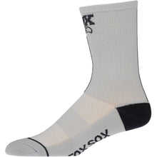 Fox Factory Transfer Coolmax Socks - 7" - Gray - Small/Medium [MPN: FXHATRANUGRE07]_1348997