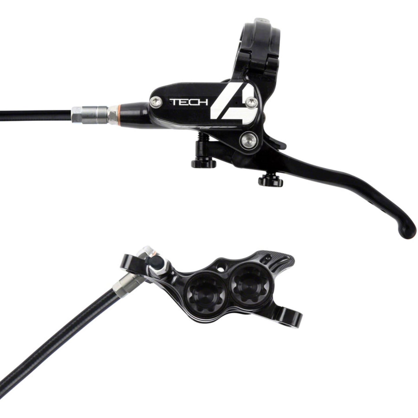 Hope Tech 4 E4 Disc Brake and Lever Set - Rear - Black [MPN: T4E4NR]_1349809