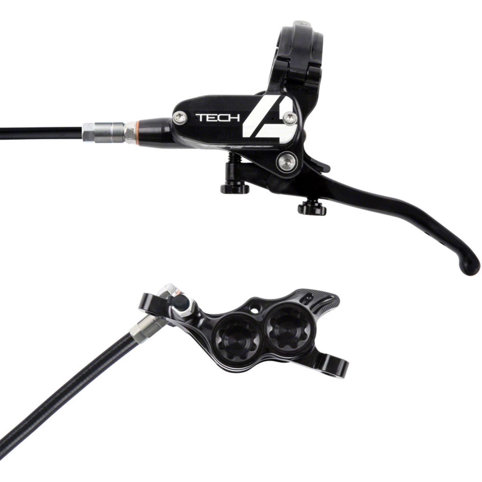 Hope Tech 4 E4 Disc Brake and Lever Set - Rear - Black [MPN: T4E4NR]_1349809