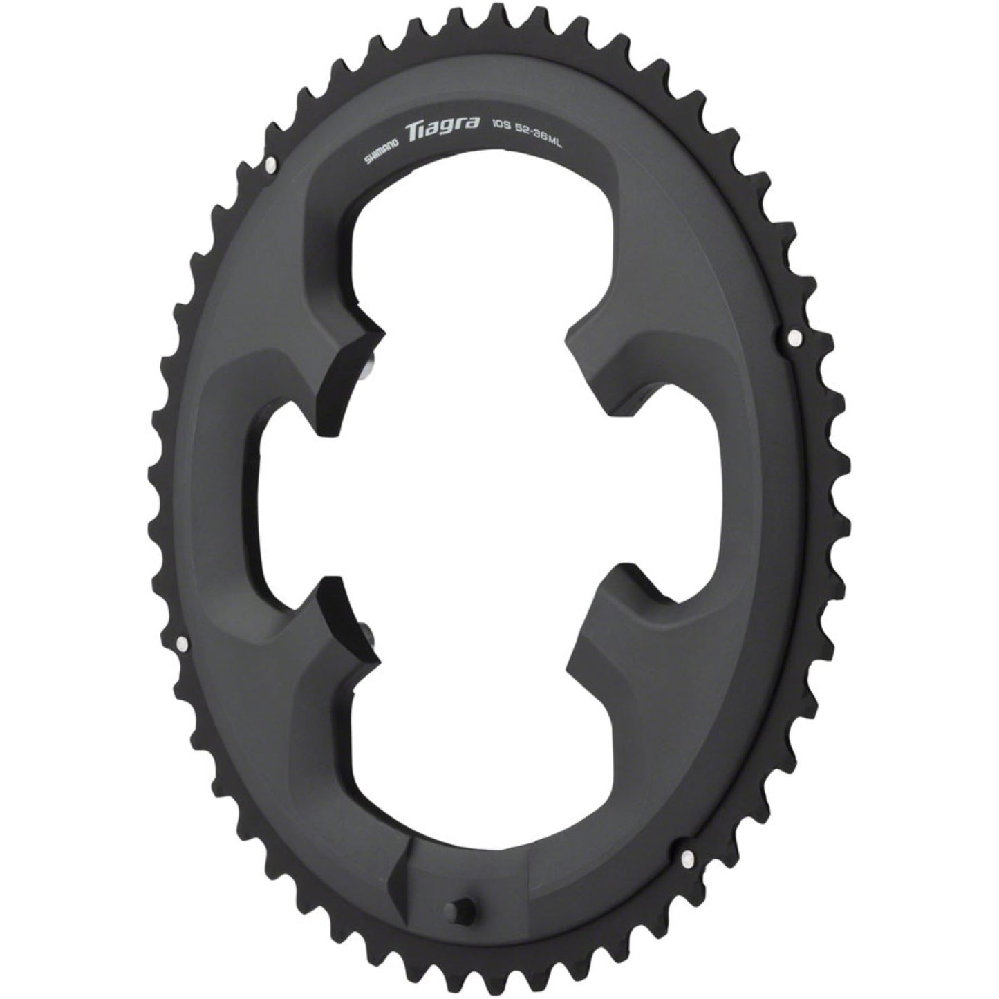 Shimano Chainring - 52t - 110 BCD Asymmetric - Black - Tiagra FC-4700  [MPN: Y1RC98060]_1350061