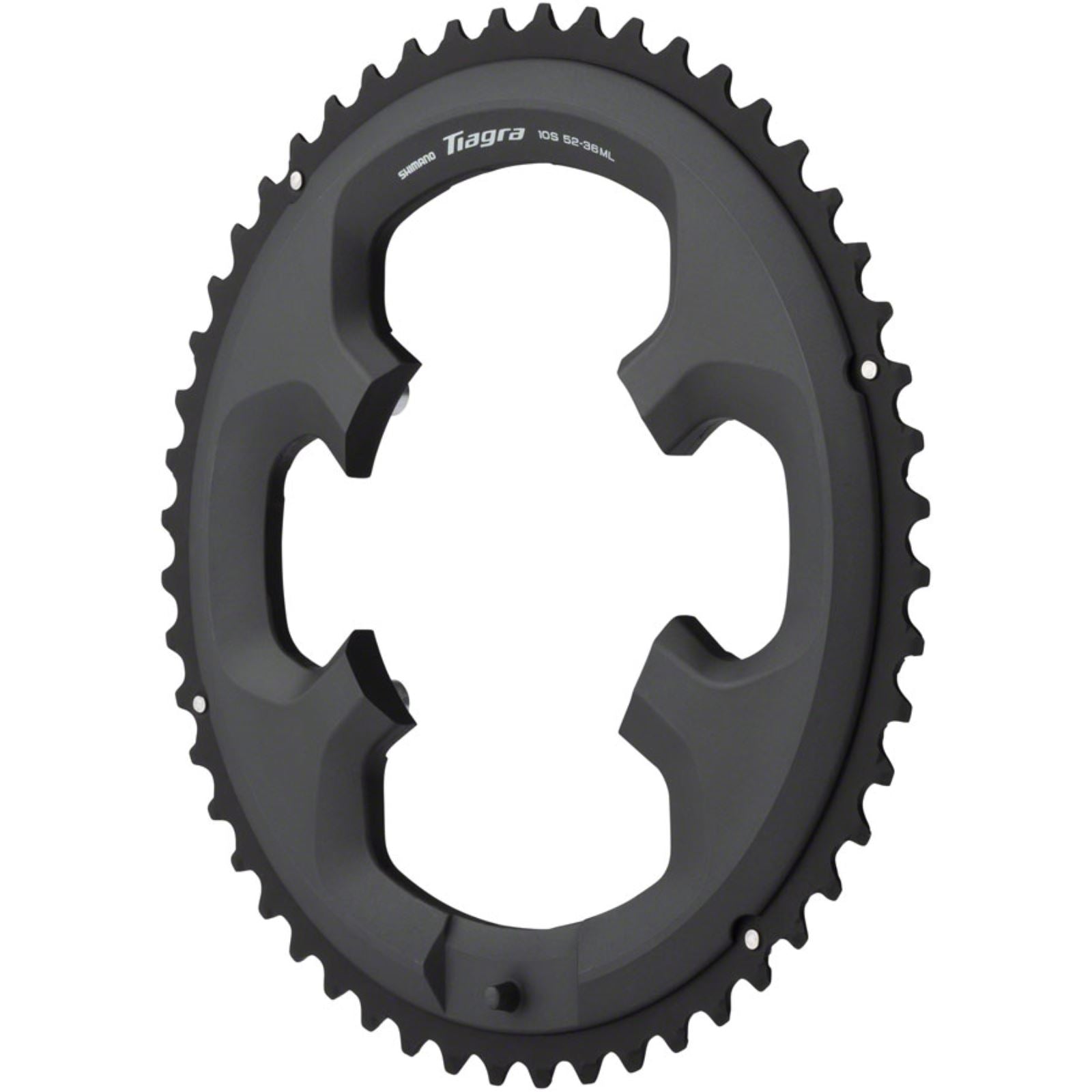 Shimano Chainring - 52t - 110 BCD Asymmetric - Black - Tiagra FC-4700  [MPN: Y1RC98060]_1350061