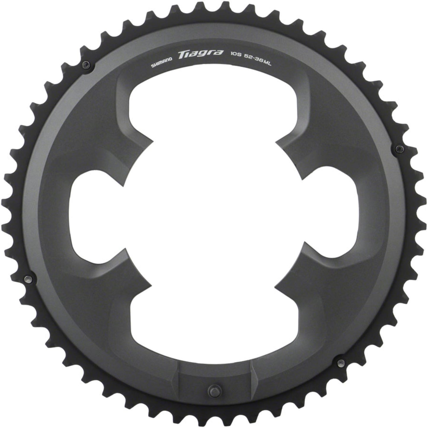 Shimano Chainring - 52t - 110 BCD Asymmetric - Black - Tiagra FC-4700  [MPN: Y1RC98060]_1350062