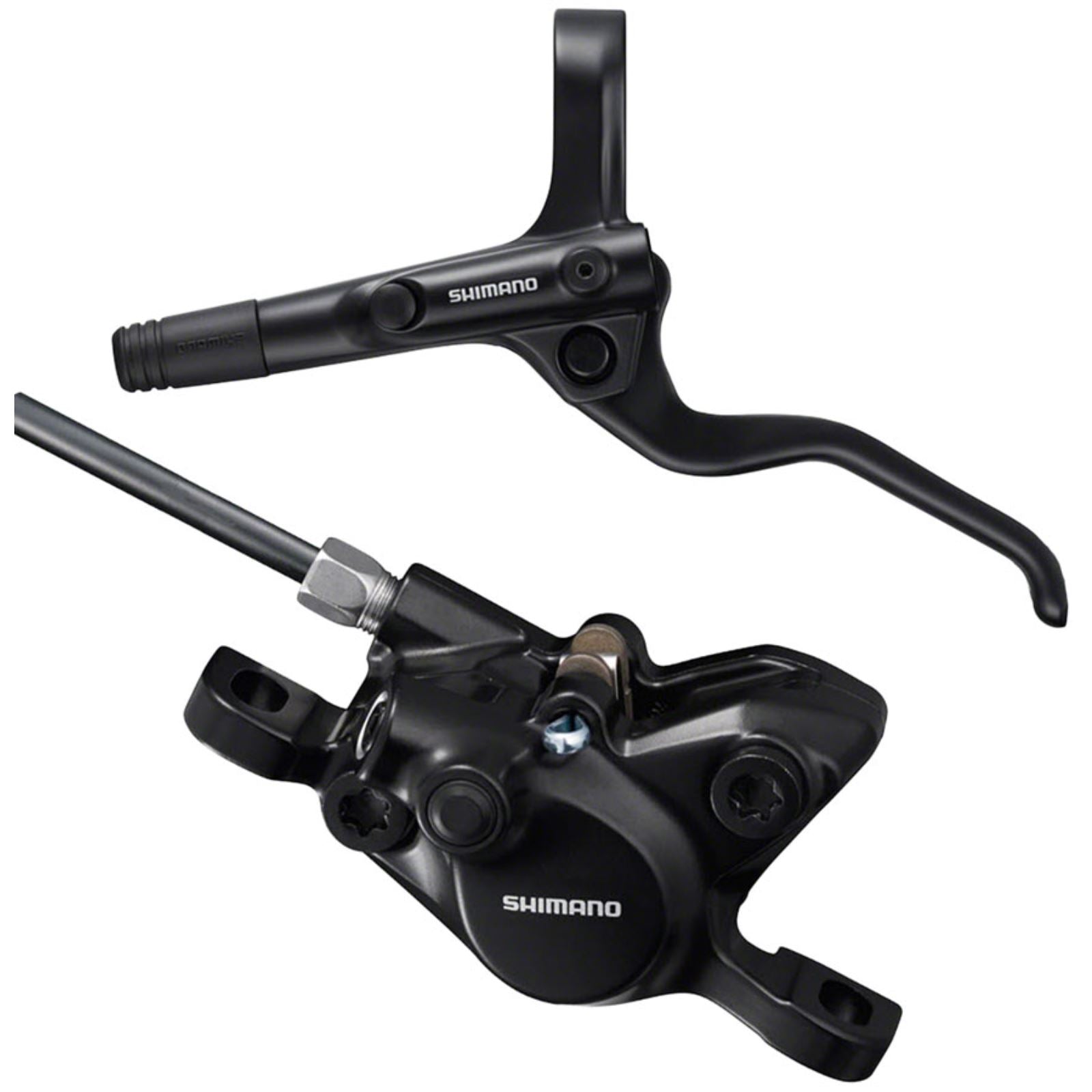 Shimano BR-MT200 Disc Brake and BL-MT201 Lever - Front, Hydraulic, Black [MPN: EMT201KLFPRA100]_1350070