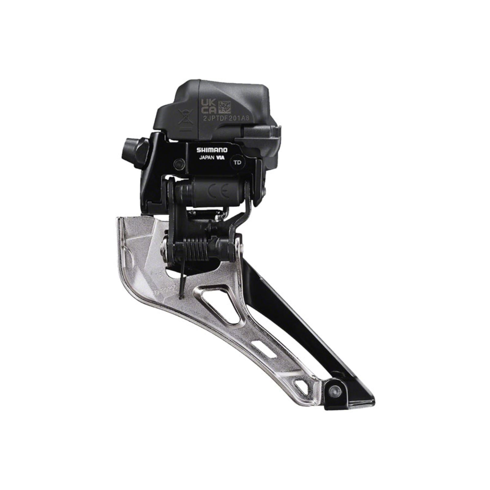 Shimano Front Derailleur - 2x12-Speed - Braze-on - Down Swing - Black/Silver [MPN: IFDR9250F]_1350329