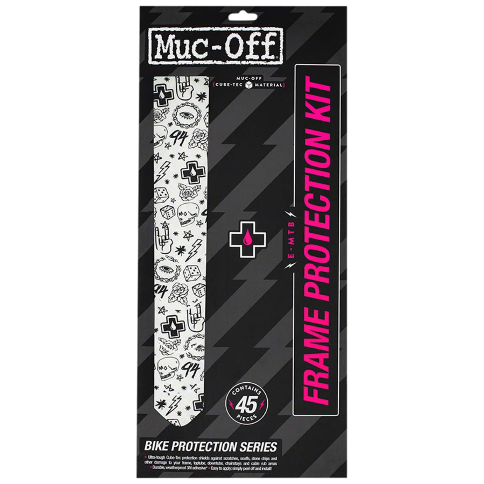 Muc-Off E-MTB Frame Protection Kit - 45-Piece Kit - Punk [MPN: 20173]_1350480