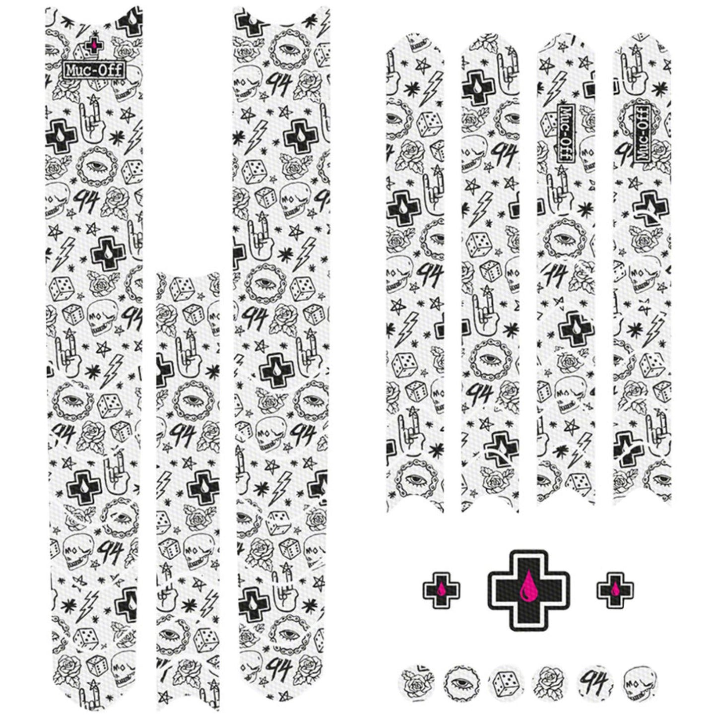 Muc-Off DH/Enduro/Trail Frame Protection Kit - 45-Piece Kit - Punk [MPN: 20172]_1350540