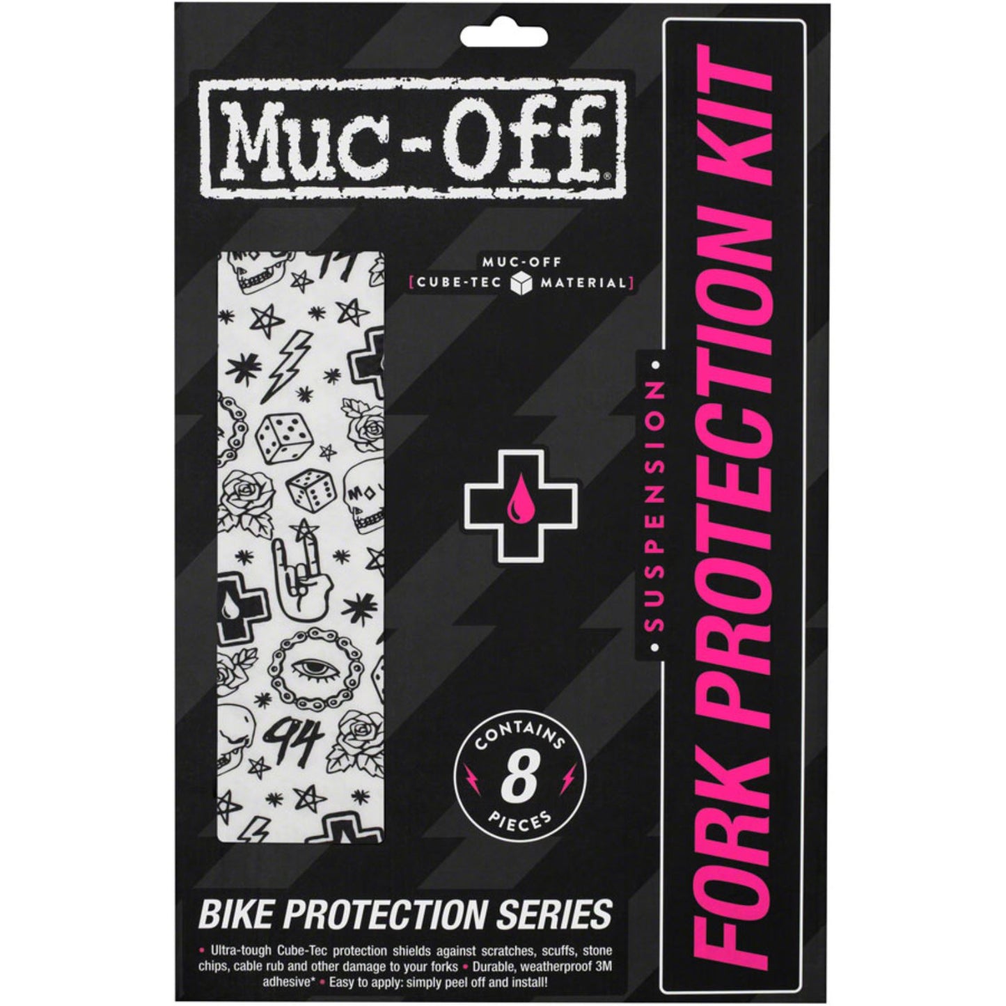 Muc-Off Fork Protection Kit - 8-Piece Kit - Punk [MPN: 20176]_1350549