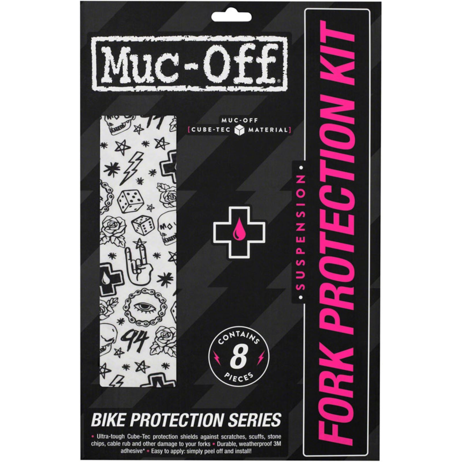 Muc-Off Fork Protection Kit - 8-Piece Kit - Punk [MPN: 20176]_1350549