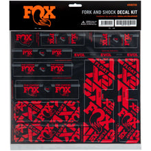 Fox Factory Fork and Shock Decal Kit - Red 803-01-739_1351087