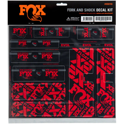 Fox Factory Fork and Shock Decal Kit - Red 803-01-739_1351087