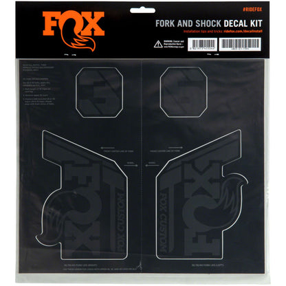 Fox Factory Fork and Shock Decal Kit - Stealth Black 803-01-732_1351080