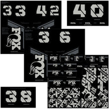 Fox Factory Fork and Shock Decal Kit - Battleship Gray 803-01-736_1351172