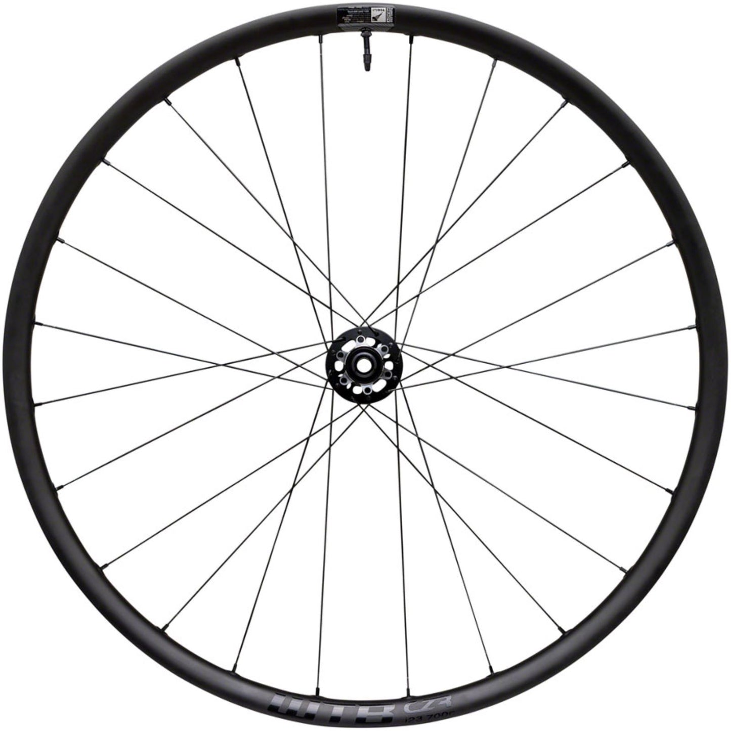 WTB CZR i23 Front Wheel - 700, 12 x 100mm, Center-Lock, Black, 28H [MPN: W045-0253]_1351352