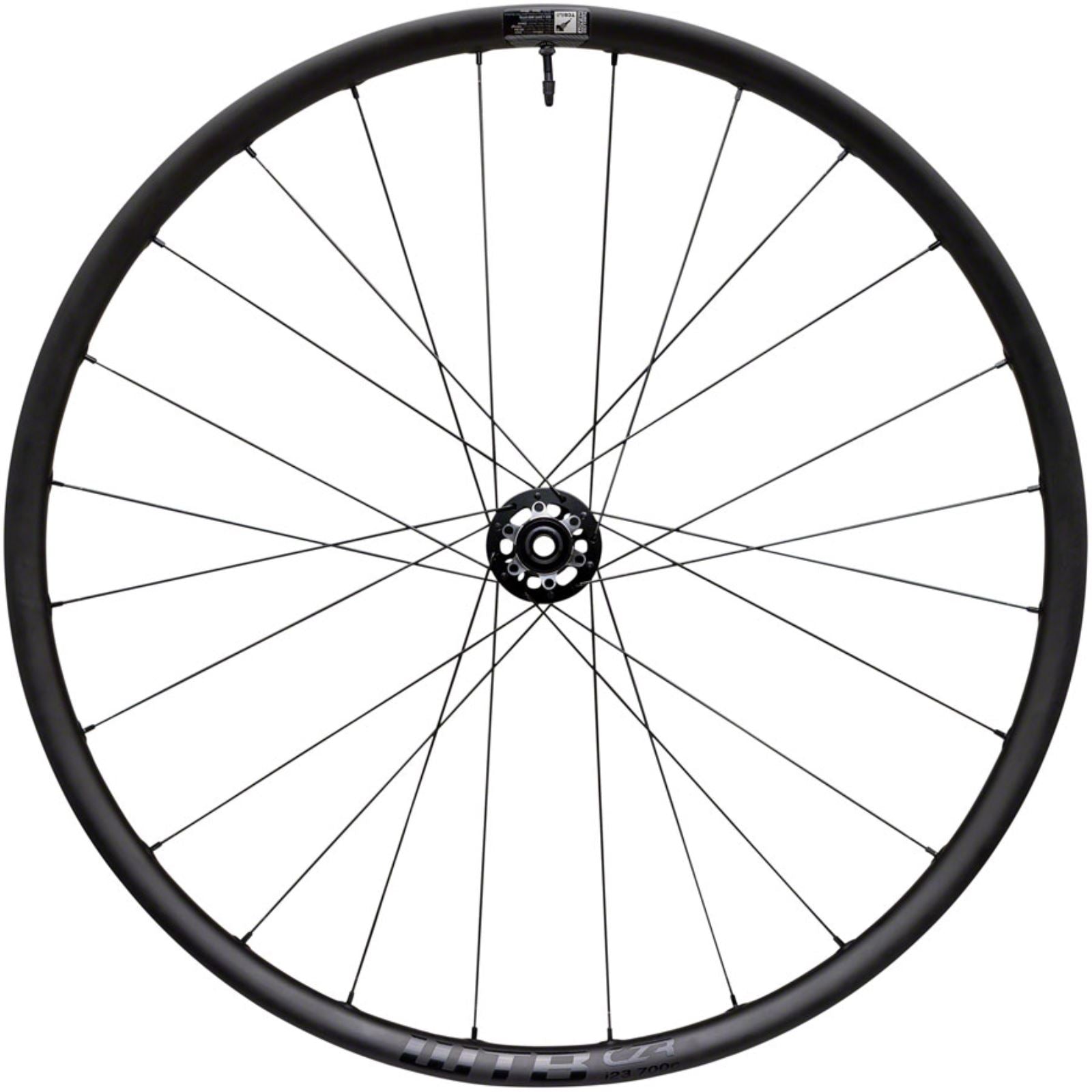 WTB CZR i23 Front Wheel - 700, 12 x 100mm, Center-Lock, Black, 28H [MPN: W045-0253]_1351352