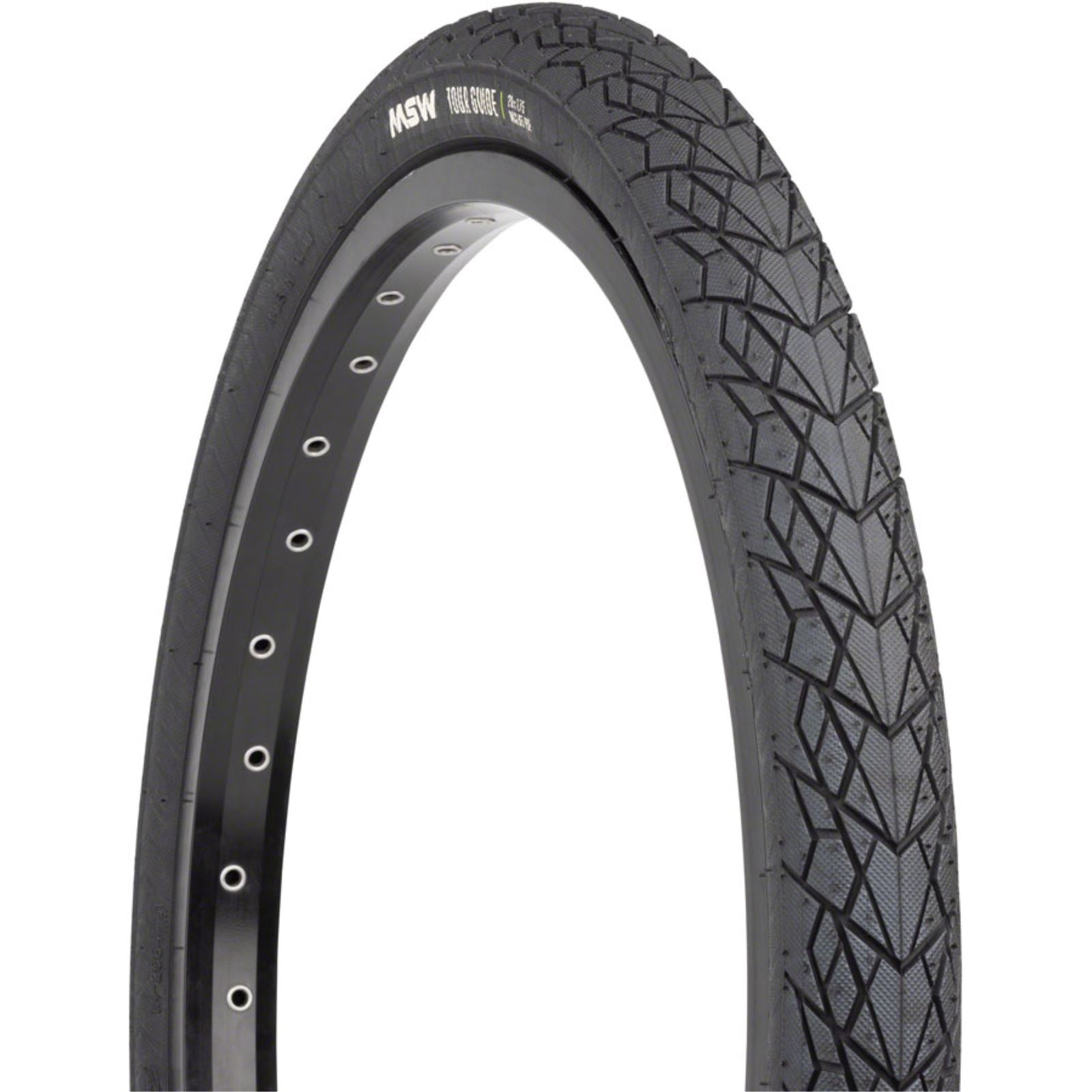 MSW Tour Guide Tire - 20 x 1.75 - Black - Rigid Wire Bead - 33tpi [MPN: 17-000530]_1351784