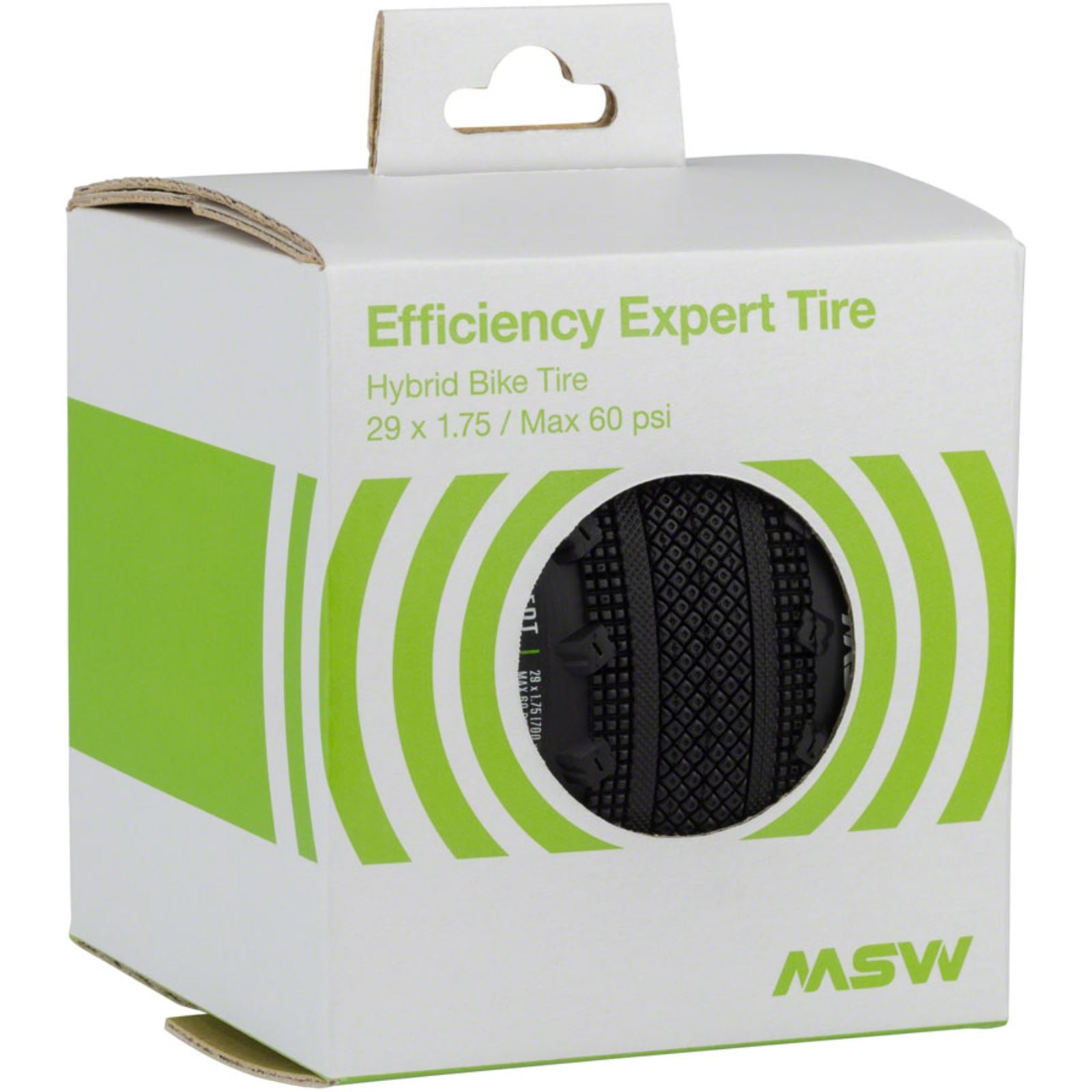 MSW Efficiency Expert Tire - 29 x 1.75 / 700 x 45 - Black [MPN: 17-000532]_1351792