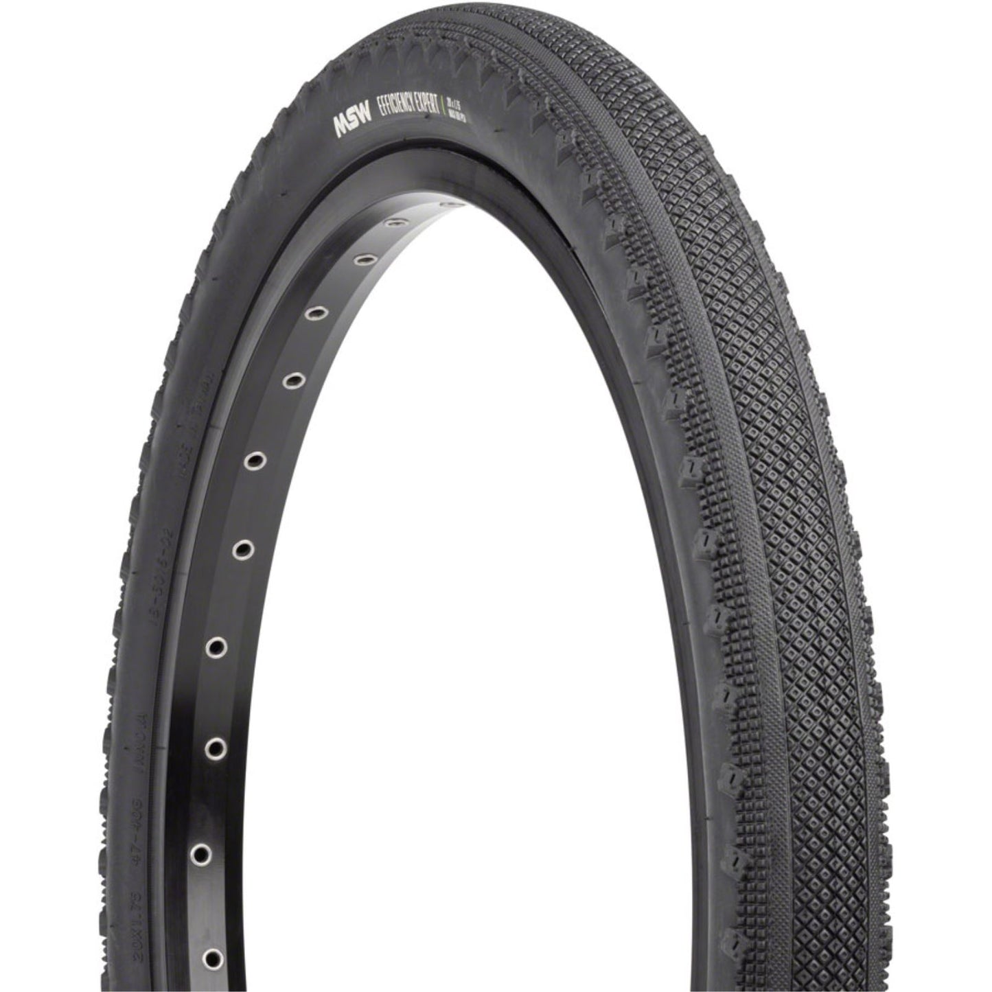 MSW Efficiency Expert Tire - 20 x 1.75 - Black - Rigid Wire Bead - 33tpi [MPN: 17-000415]_1351793