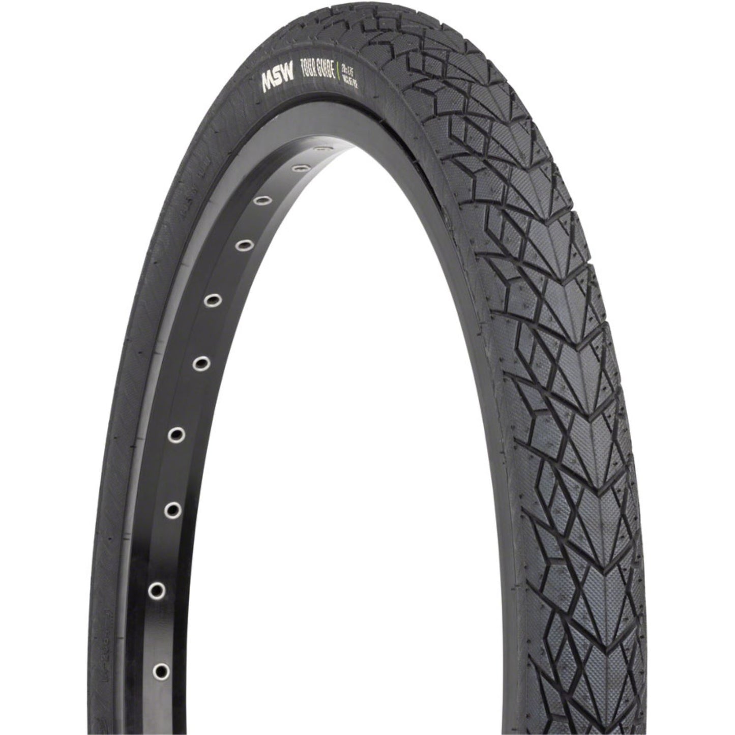 MSW Tour Guide Tire - 20 x 1.75 - Black - Folding Wire Bead - 33tpi [MPN: 17-000530]_1351799